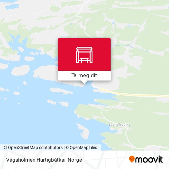 Vågaholmen Hurtigbåtkai kart