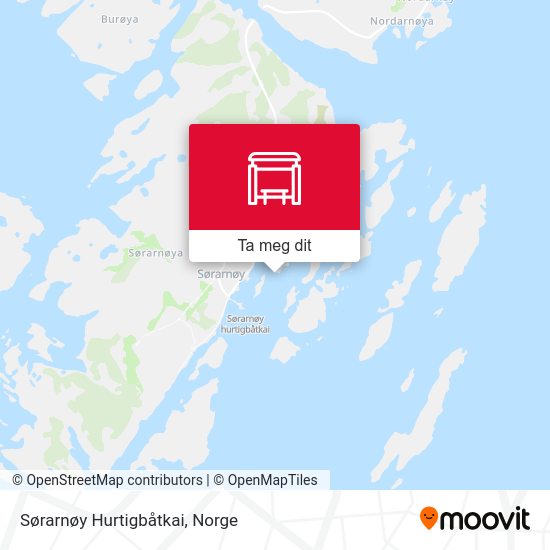 Sørarnøy Hurtigbåtkai kart