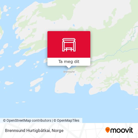 Brennsund Hurtigbåtkai kart