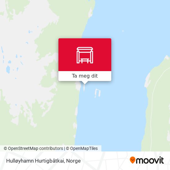 Hulløyhamn Hurtigbåtkai kart
