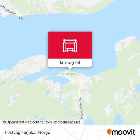 Festvåg Ferjekai kart