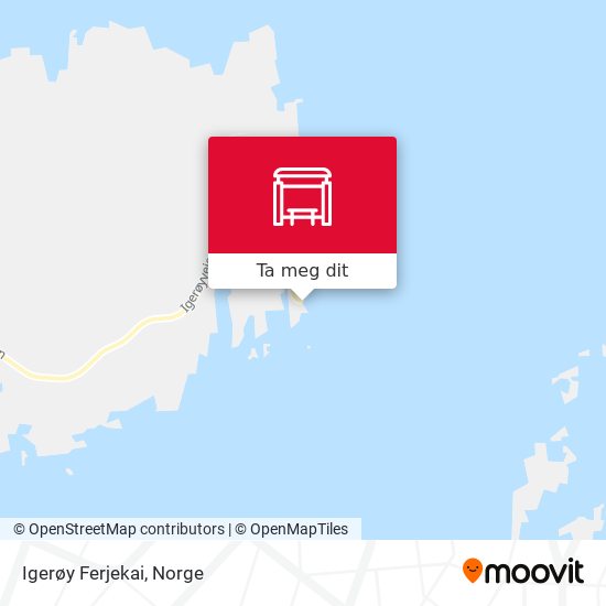Igerøy Ferjekai kart