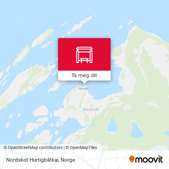 Nordskot Hurtigbåtkai kart