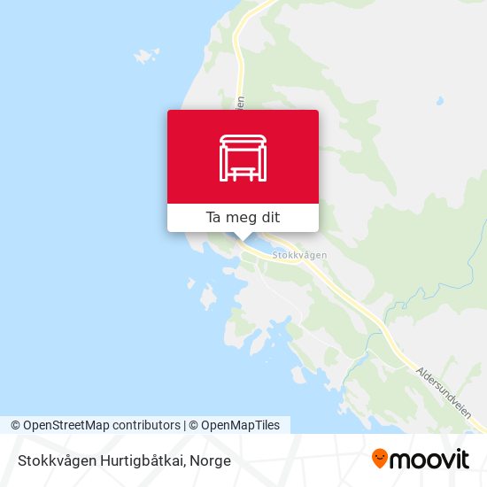 Stokkvågen Hurtigbåtkai kart