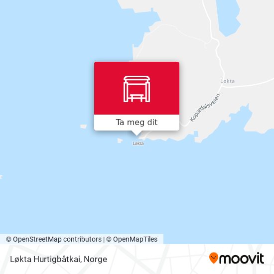 Løkta Hurtigbåtkai kart