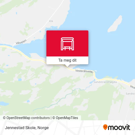 Jennestad Skole kart