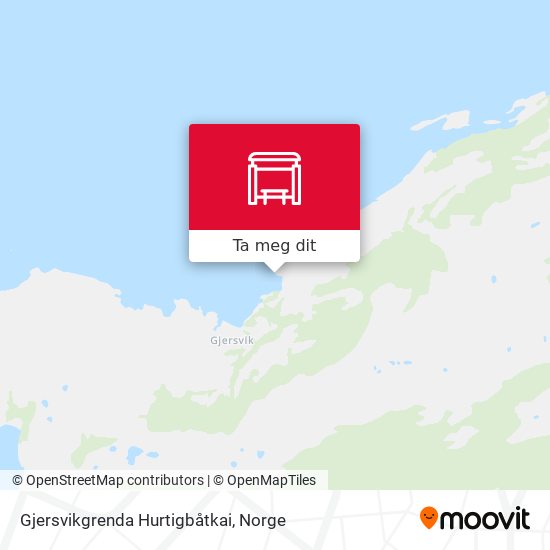 Gjersvikgrenda Hurtigbåtkai kart