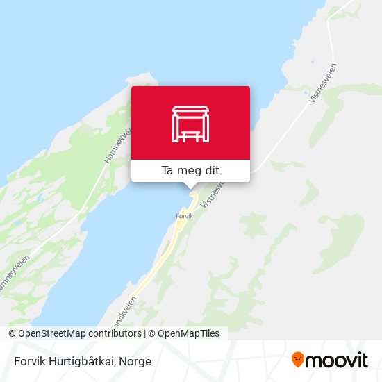 Forvik Hurtigbåtkai kart
