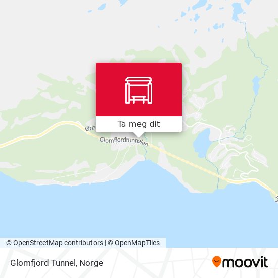 Glomfjord Tunnel kart