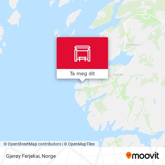 Gjerøy Ferjekai kart