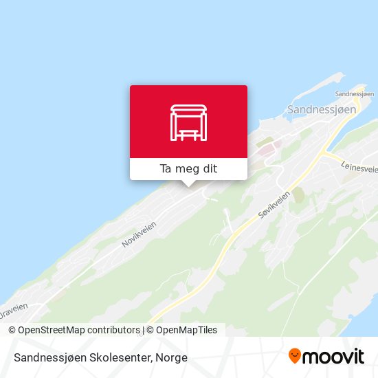 Sandnessjøen Skolesenter kart