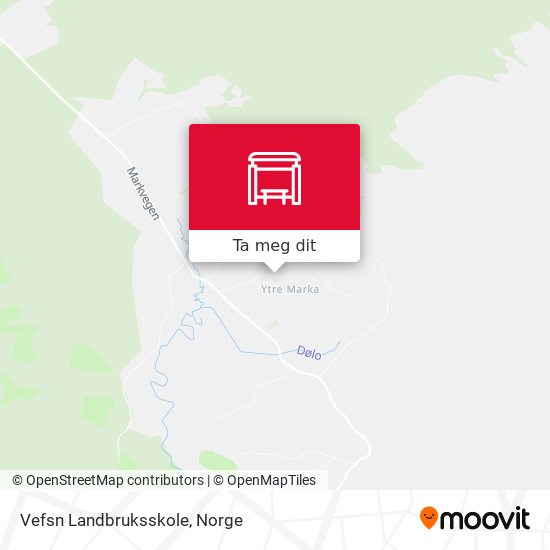 Vefsn Landbruksskole kart