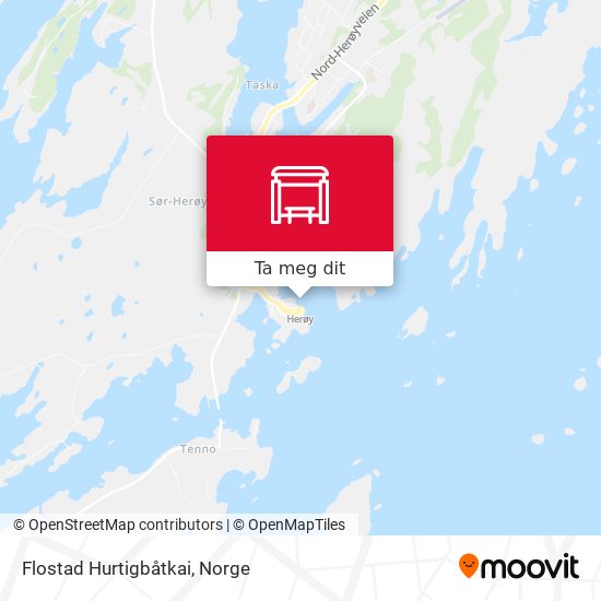 Flostad Hurtigbåtkai kart