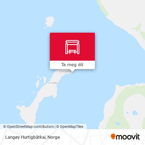 Langøy Hurtigbåtkai kart