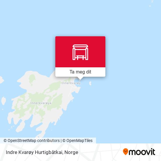 Indre Kvarøy Hurtigbåtkai kart