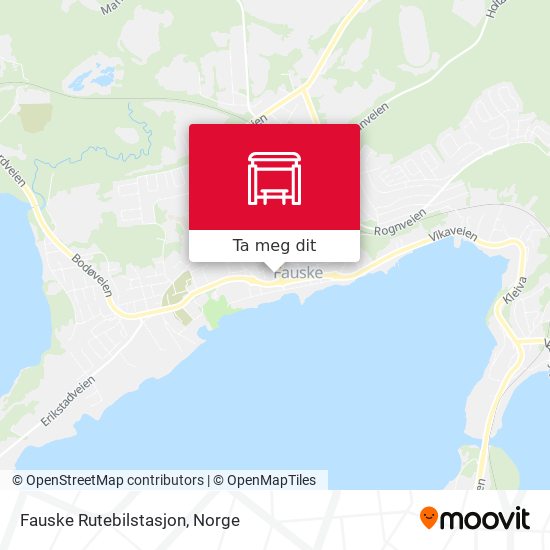 Fauske Rutebilstasjon kart