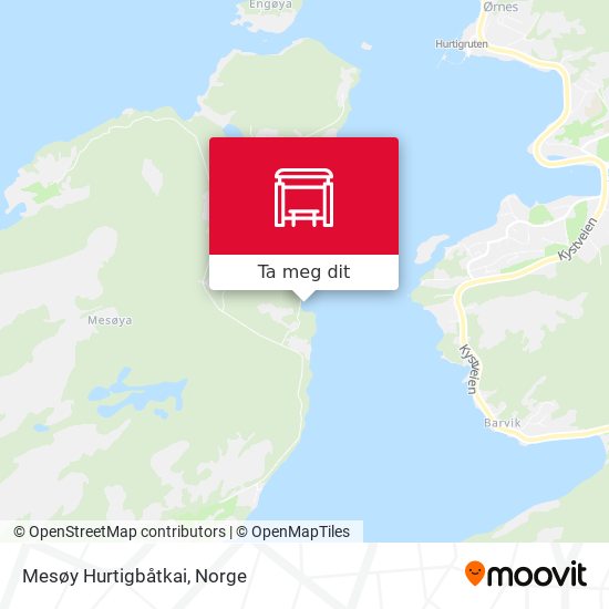 Mesøy Hurtigbåtkai kart