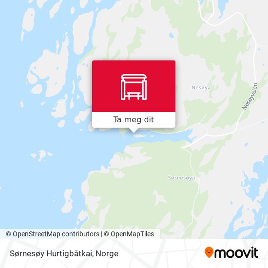 Sørnesøy Hurtigbåtkai kart