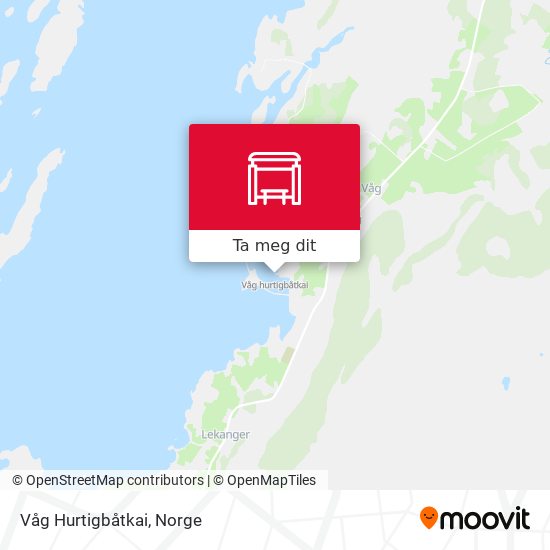 Våg Hurtigbåtkai kart