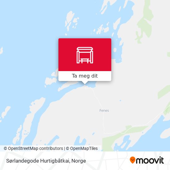 Sørlandegode Hurtigbåtkai kart