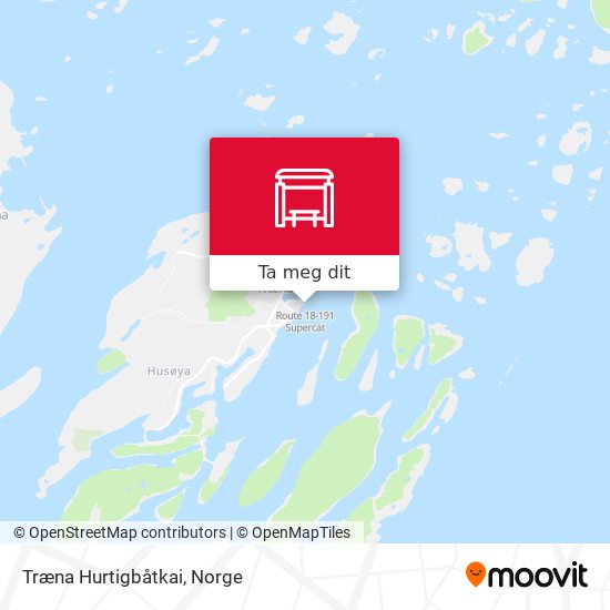 Træna Hurtigbåtkai kart