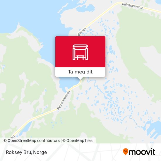 Roksøy Bru kart