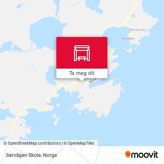 Sørvågen Skole kart