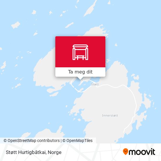 Støtt Hurtigbåtkai kart
