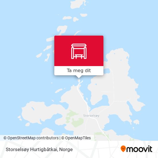 Storselsøy Hurtigbåtkai kart