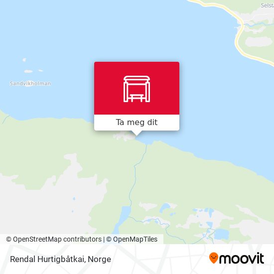 Rendal Hurtigbåtkai kart