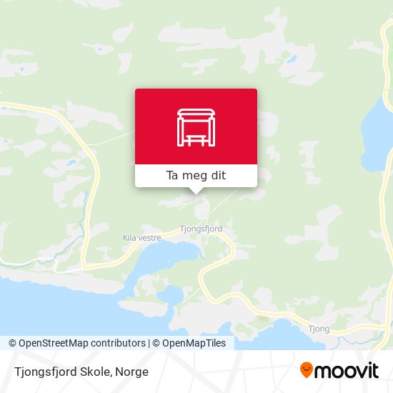 Tjongsfjord Skole kart