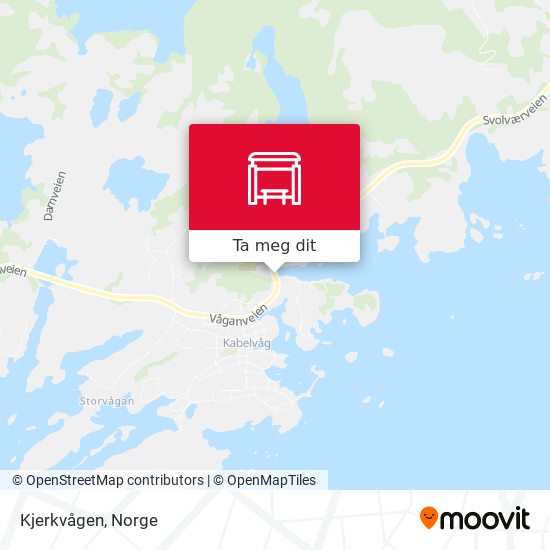 Kjerkvågen kart