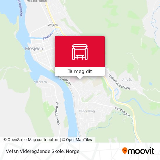 Vefsn Videregående Skole kart