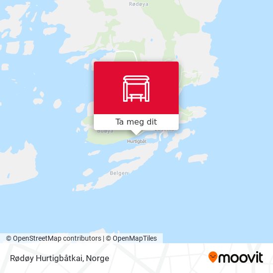 Rødøy Hurtigbåtkai kart