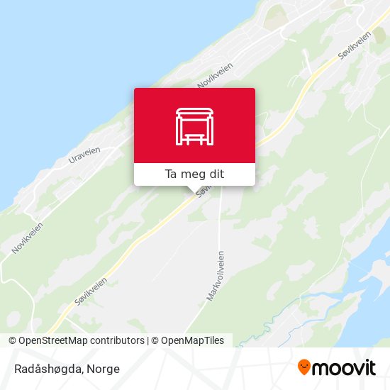 Radåshøgda kart