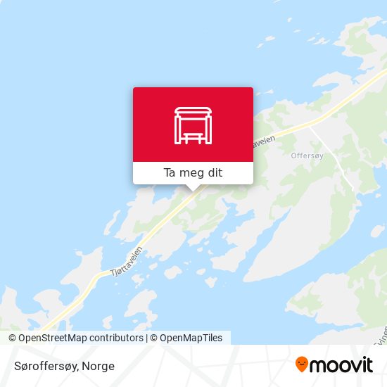 Søroffersøy kart