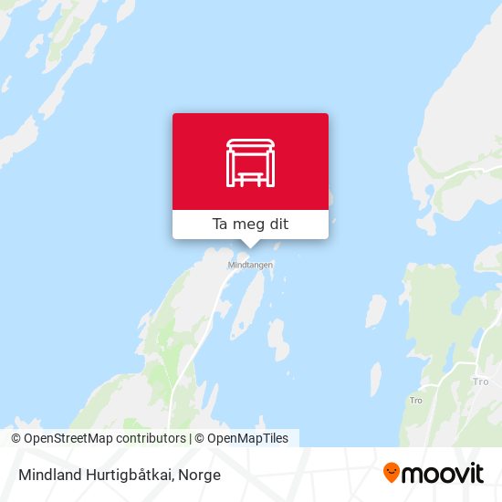 Mindland Hurtigbåtkai kart