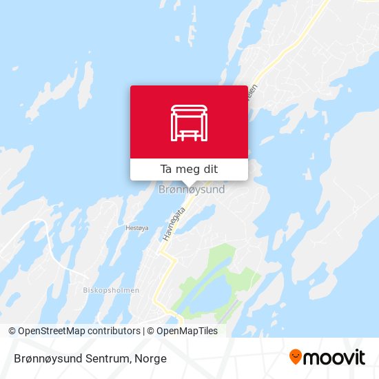 Brønnøysund Sentrum kart