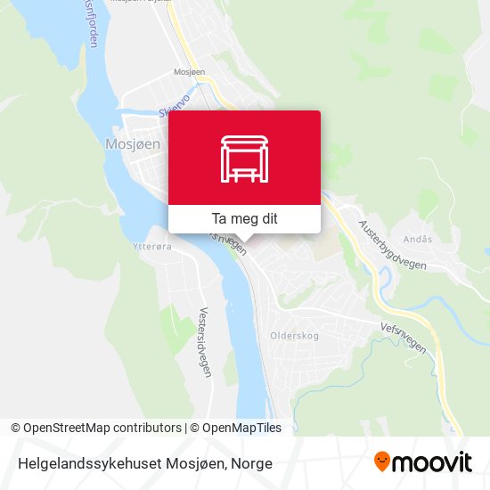 Helgelandssykehuset Mosjøen kart