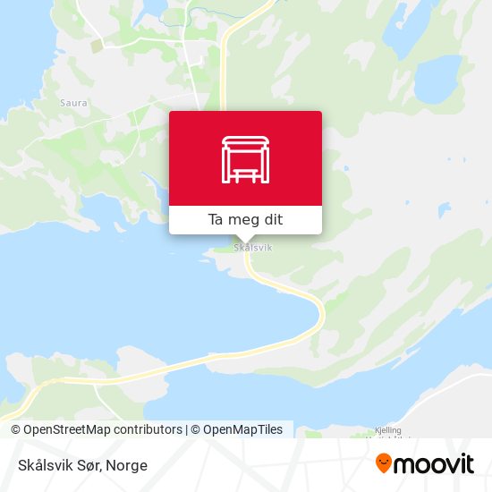 Skålsvik Sør kart