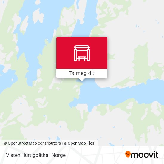 Visten Hurtigbåtkai kart