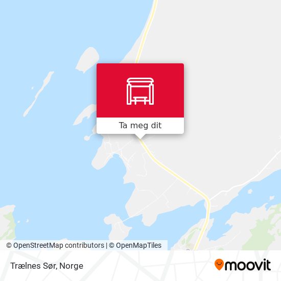 Trælnes Sør kart