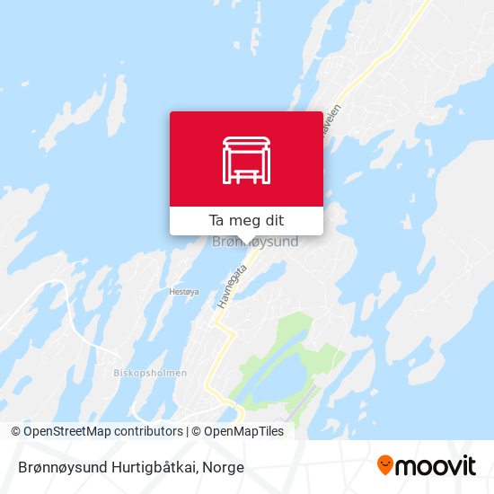 Brønnøysund Hurtigbåtkai kart