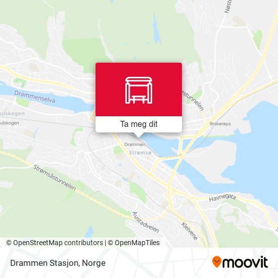 Drammen Stasjon kart