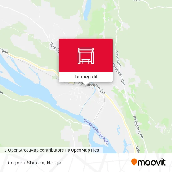 Ringebu Stasjon kart