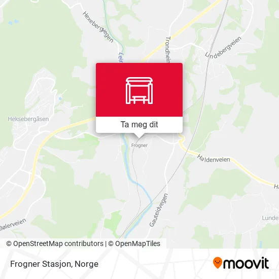 Frogner Stasjon kart
