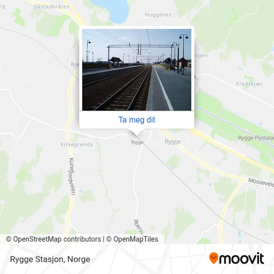 Rygge Stasjon kart