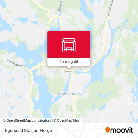 Egersund Stasjon kart