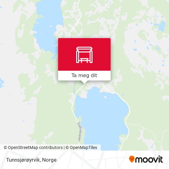Tunnsjørøyrvik kart