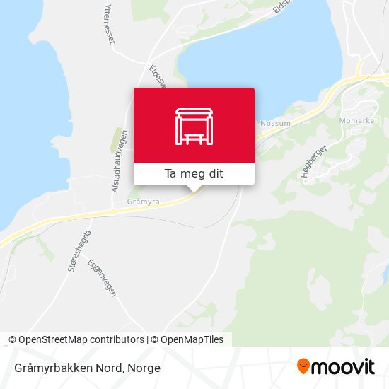 Gråmyrbakken Nord kart